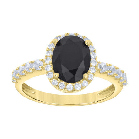 10Kt Gold Cz Ring