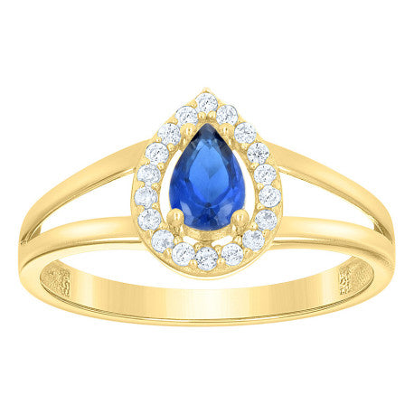 10Kt Gold Cz Ring