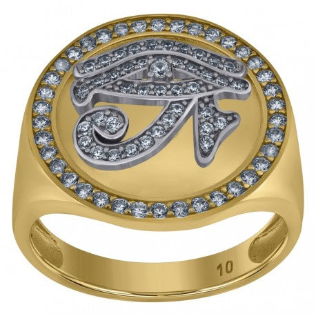 10Kt Gold Cz Ring