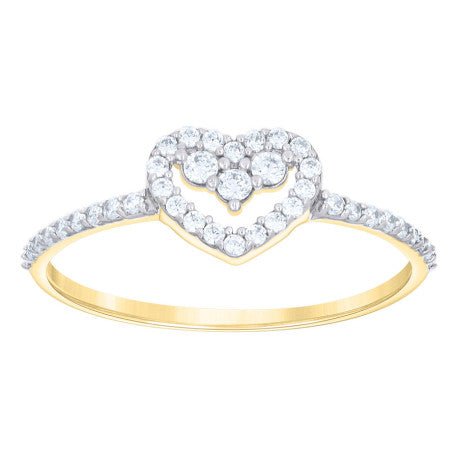 10Kt Gold Cz Ring