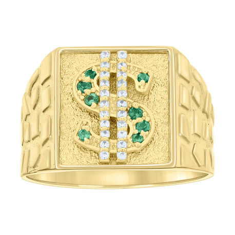 10Kt Gold Cz Ring