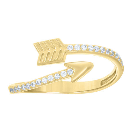 10Kt Gold Cz Ring