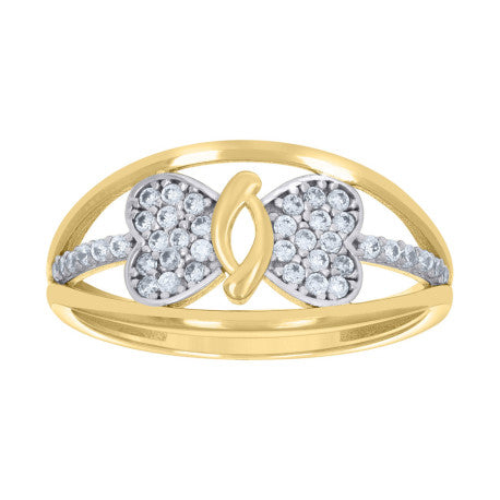 10Kt Gold Cz Ring