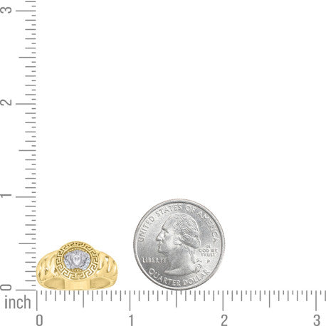 10Kt Gold Cz Ring