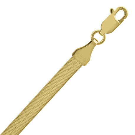 10kt-Gold Herring Bone Chain 4mm