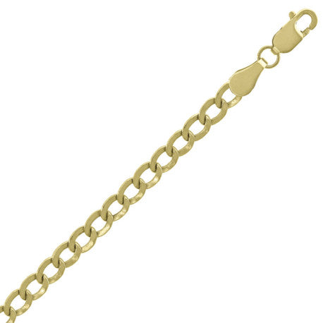10kt-Gold Hollow Cuban Chain-080