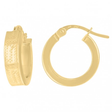10Kt Gold Hoop Earrings