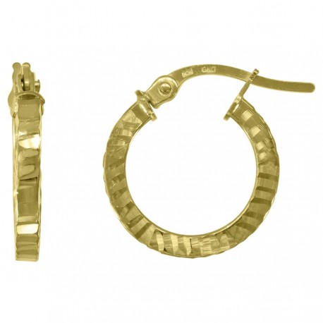 10Kt Gold Hoop Earrings