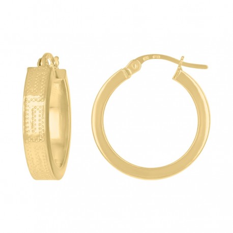 10Kt Gold Hoop Earrings