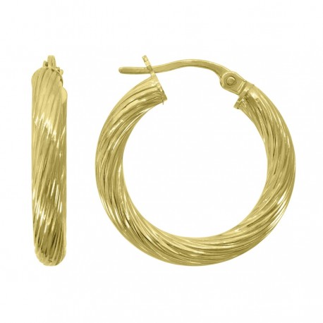 10Kt Gold Hoop Earrings