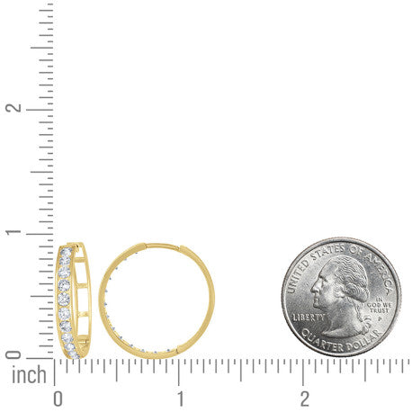 10Kt Gold Hoop Earrings