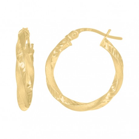 10Kt Gold Hoop Earrings