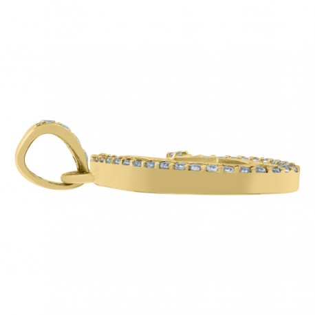 10Kt Gold Initial "G" Letter Pendant