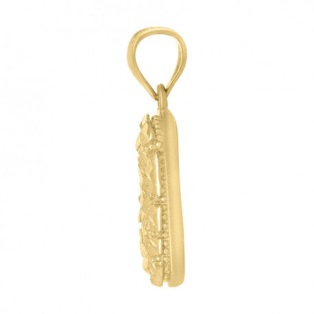10Kt Gold Initial Letter Pendant "A"