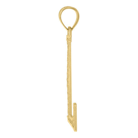 10Kt Gold Initial Letter Pendant "L"