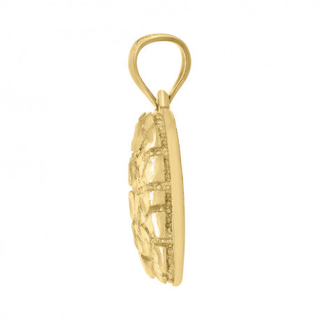 10Kt Gold Initial Letter Pendant "M"