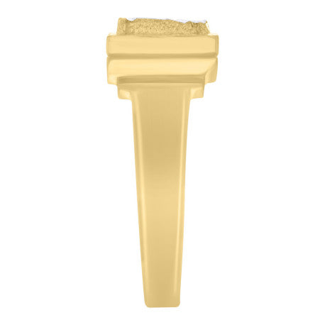 10Kt Gold Initial Letter Ring "I"