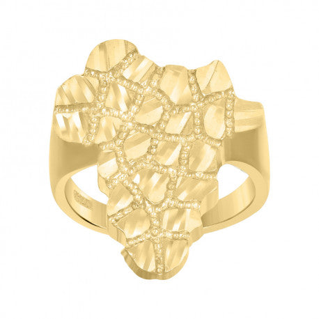 10Kt Gold Nugget Ring