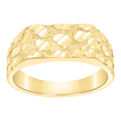 10Kt Gold Nugget Ring
