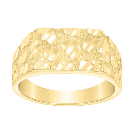 10Kt Gold Nugget Ring