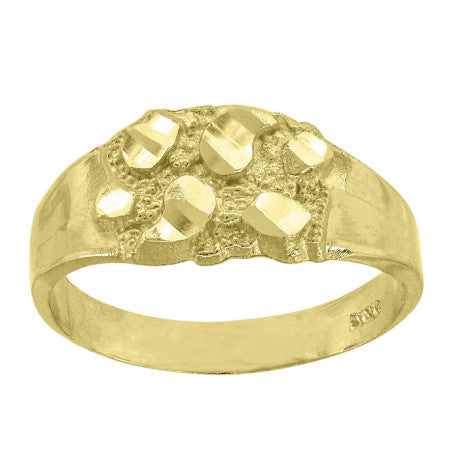 10Kt Gold Nugget Ring