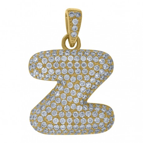 10Kt-Gold Pendant "Z" Initial
