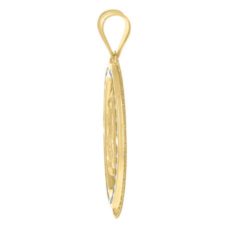 10Kt Gold Cz Pendant