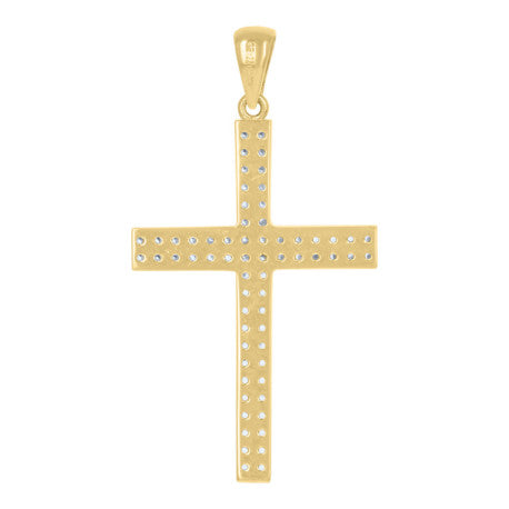 10Kt Gold Cz Pendant