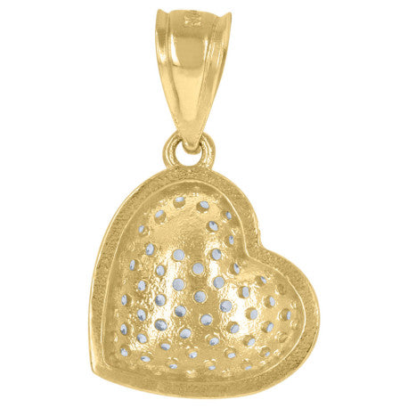 10Kt Gold Cz Pendant