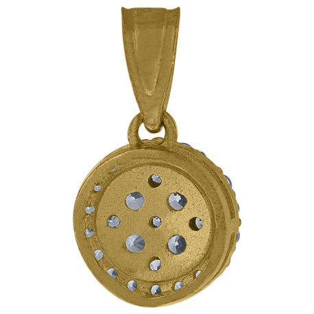 10Kt Gold Cz Pendant