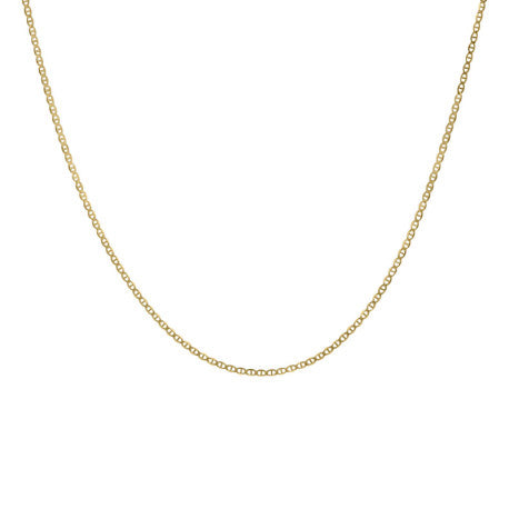 10kt-Gold Plain Mariner Chain 060