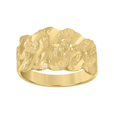 10Kt Gold Nugget Ring