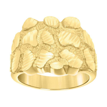 10Kt Gold Nugget Ring
