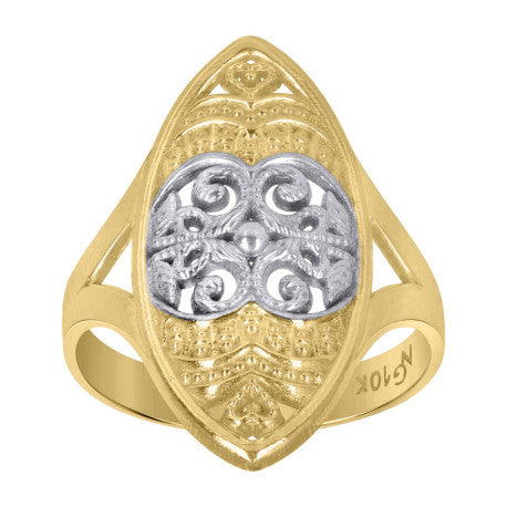 10Kt Gold Cz Ring