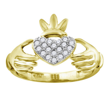 10Kt Gold Cz Ring