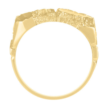 10Kt Gold Nugget Ring