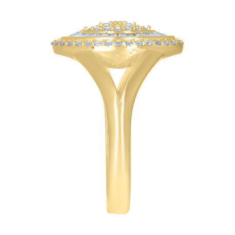 10Kt Gold Cz Ring