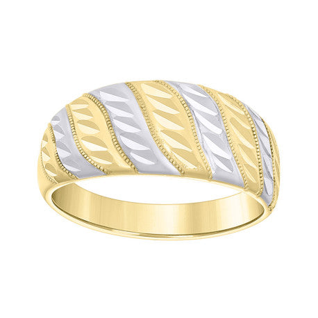 10Kt Gold Cz Ring