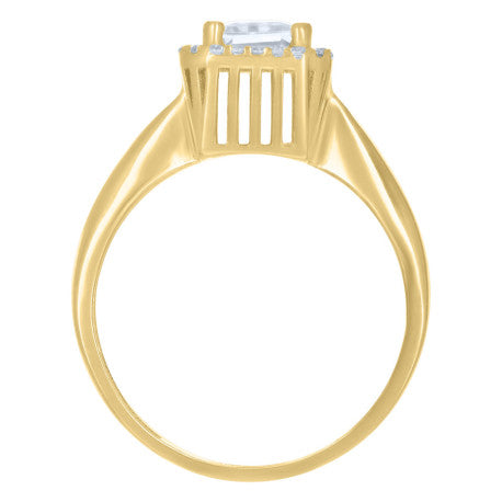 10Kt Gold Cz Ring