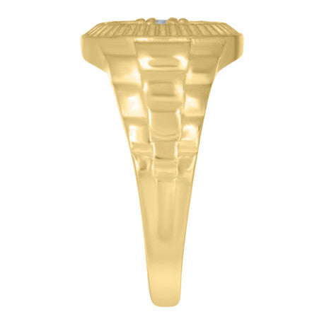 10Kt Gold Cz Baby Ring