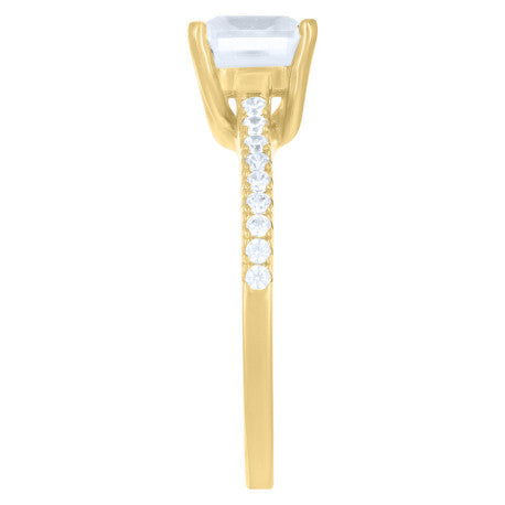 10Kt Gold Cz Ring