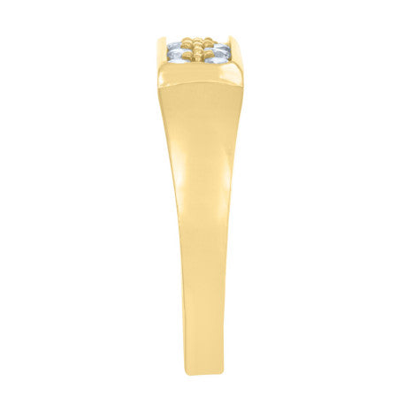 10Kt Gold Cz Baby Ring