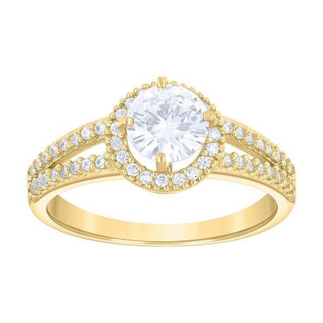 10Kt Gold Cz Ring