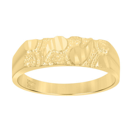 10Kt Gold Nugget Ring