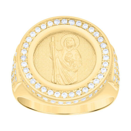 10Kt Gold Cz Ring