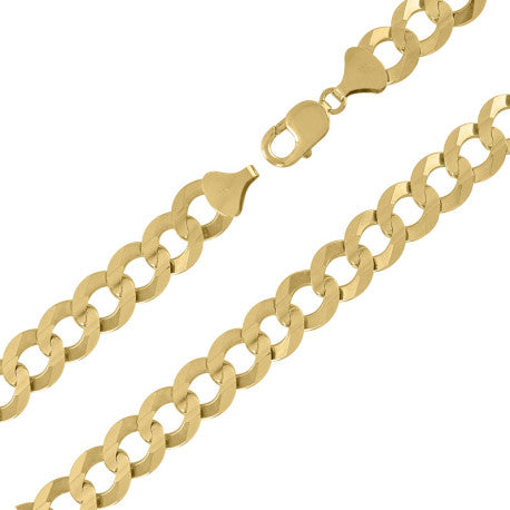 10kt Gold Solid Cuban 330 Chain