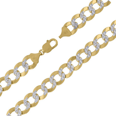 10kt Gold Solid Cuban 350 Chain