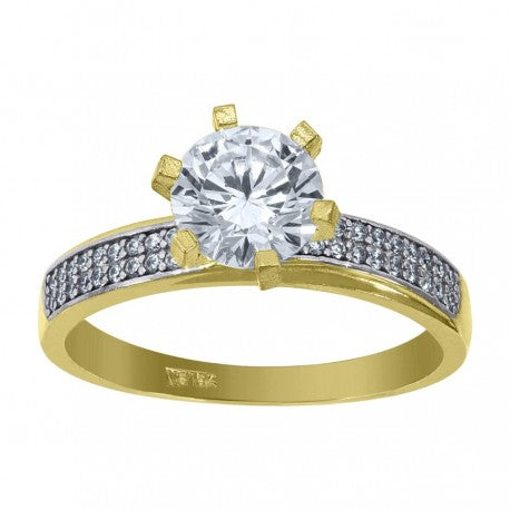 10Kt Gold Solitare Ring