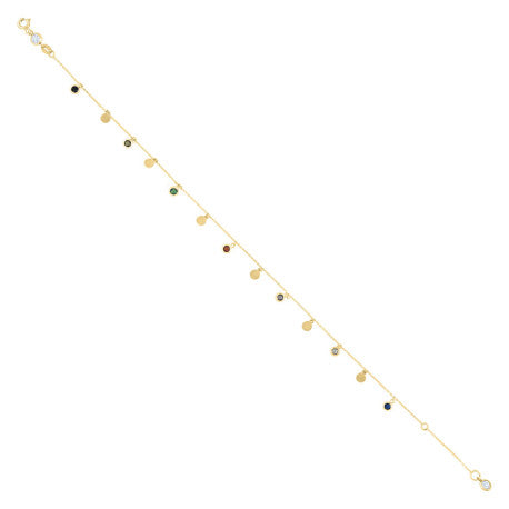 10Kt Gold Turkish Anklet 10" (9"+1")