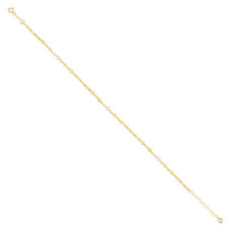 10Kt Gold Turkish Anklet 10" (9"+1")